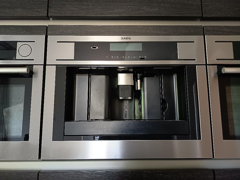 keuken AEG inbouw espressomachine - geen gebruikssporen!, Ophalen, Gebruikt, Espresso apparaat, 2 tot 4 kopjes