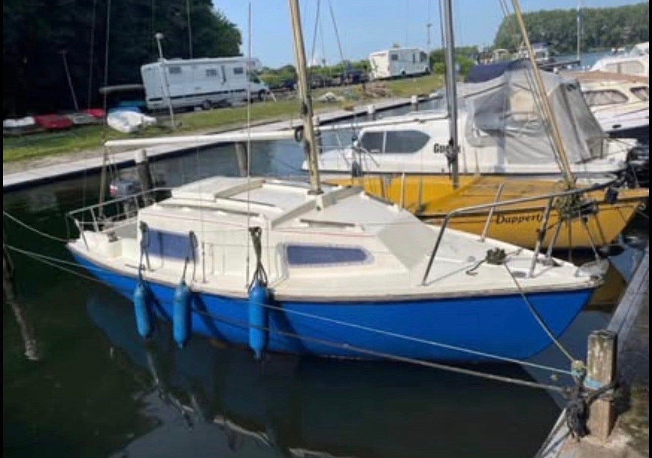 Seawych zeilboot met buitenboordmotor - Klaar voor vaart, Ophalen of Verzenden, Gebruikt