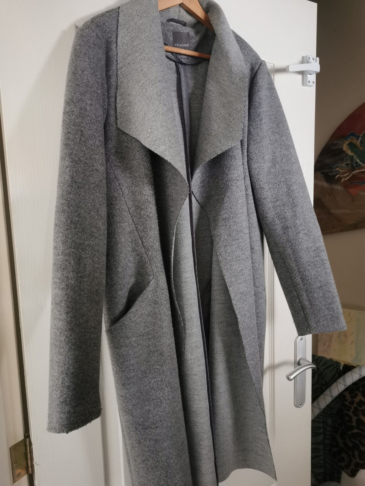 Primark Grijze Lange Jas/ vest - Maat 44 (L), Kleding | Dames, Primark, Maat 42/44 (L), Ophalen of Verzenden, Zo goed als nieuw