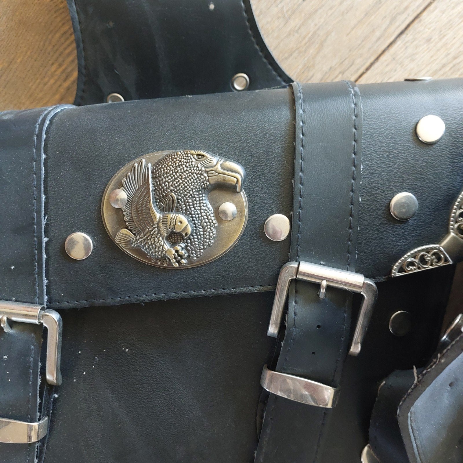 Nieuwe Motortassen met Studs en Adelaar Decoratie, Ophalen of Verzenden