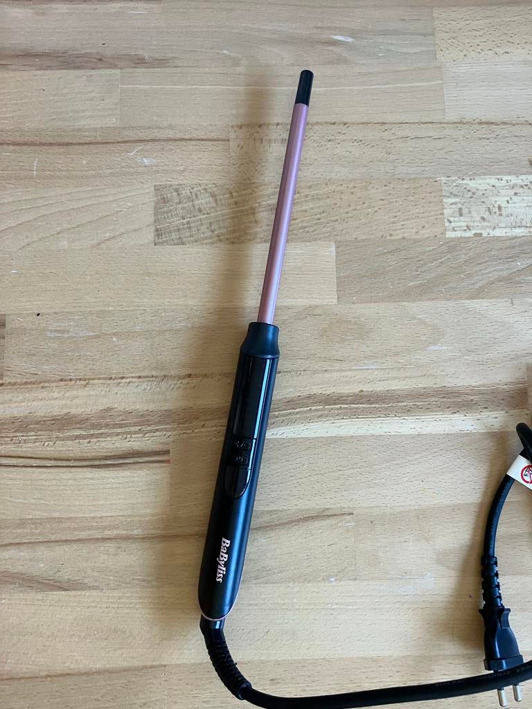 Babyliss Krultang voor Kleine Krullen - 10mm, 160-210C, Ophalen of Verzenden, Zo goed als nieuw, Haarverzorging