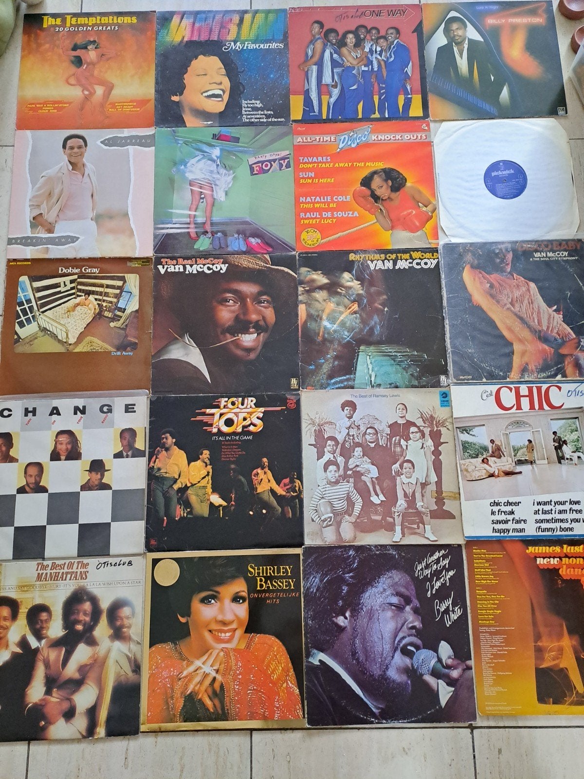 verzameling Pop/Soul/Disco LP's - Van McCoy, Barry White, Ch, Cd's en Dvd's, Vinyl | Pop, LP, Gebruikt, Pop, Ophalen of Verzenden