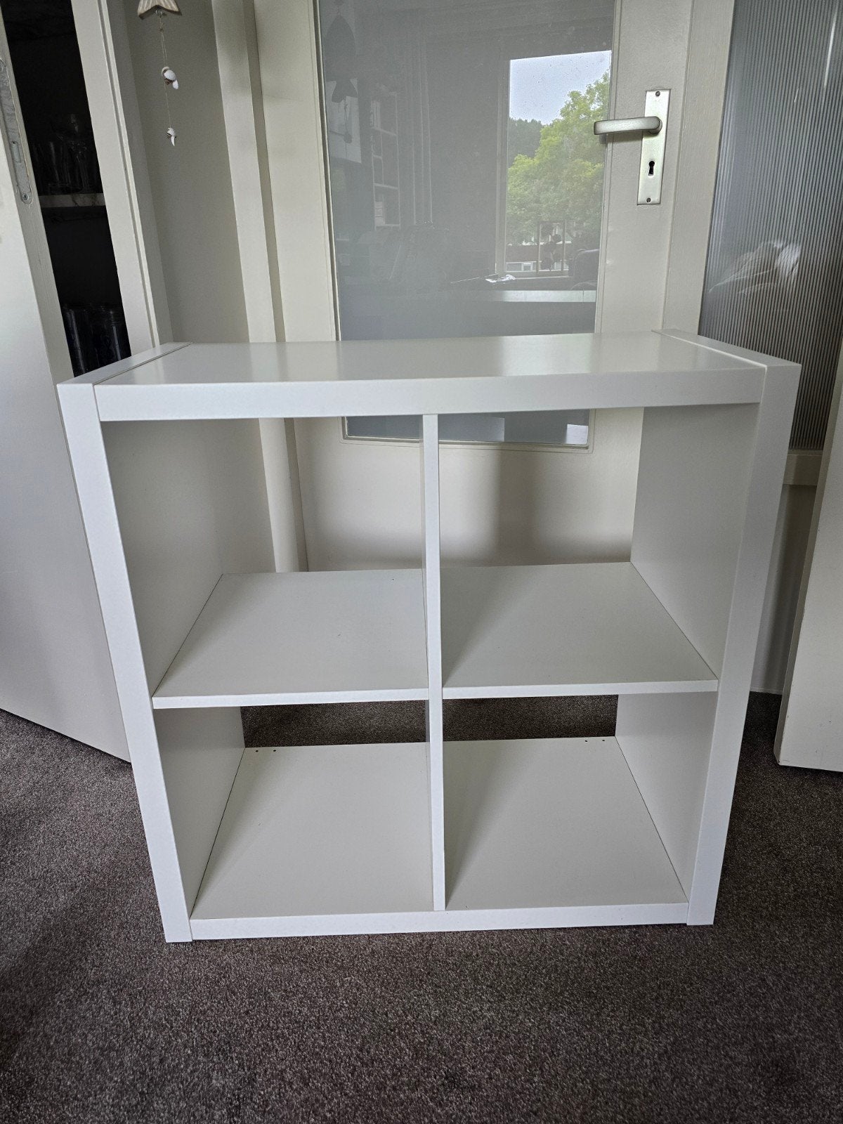 IKEA Kallax boekenkast wit 2x2 vakken, Ophalen, Met plank(en), Gebruikt, Modern, Scandinavisch