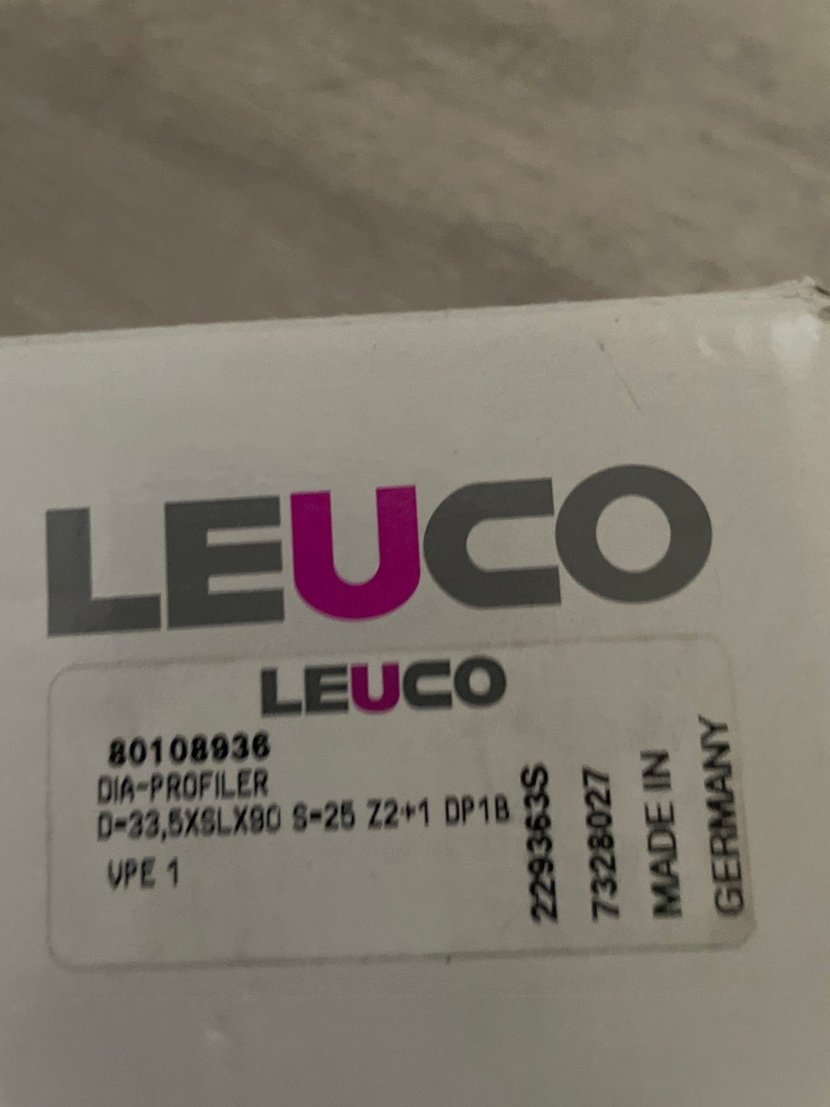LEUCO DIA-PROFILER D-33,5XSLX90 S-25 Z2+1 DP1B, Ophalen of Verzenden, Nieuw, Elektrisch, Bovenfrees