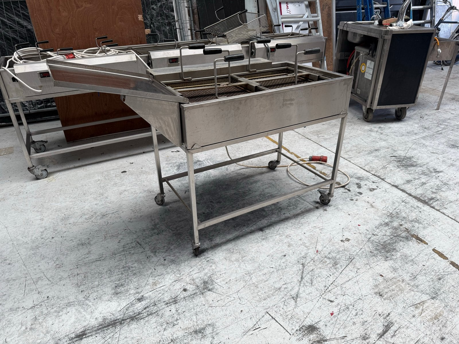 Professionele oliebollen frituur van Venema Techniek, Zakelijke goederen, Ophalen of Verzenden, Gebruikt, Fornuis, Frituur en Grillen