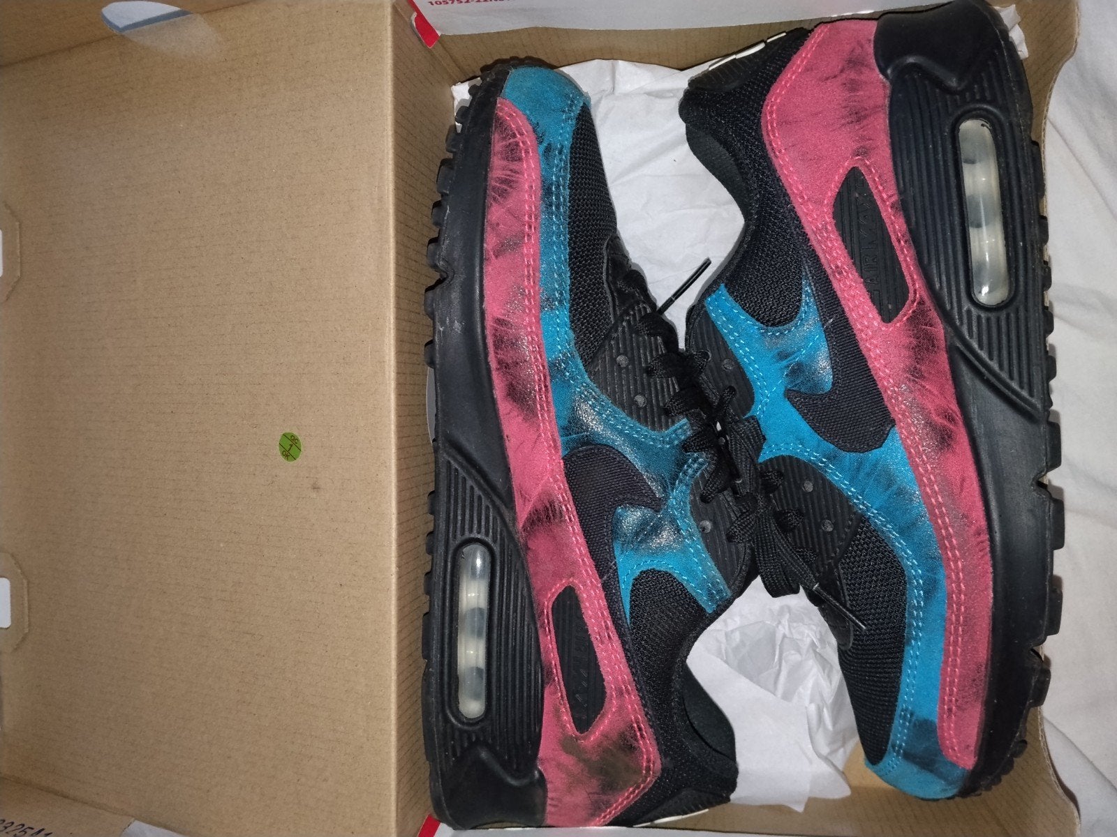Nike Air Max 90 Tie Dye Sneakers Maat 40.5, Overige kleuren, Nike, Ophalen of Verzenden, Sneakers of Gympen