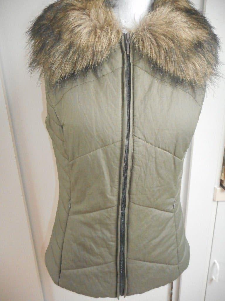 Principles gewatteerd bodywarmer met imitatiebontkraag, Kleding | Dames, Bodywarmers, Principles, Ophalen of Verzenden, Zo goed als nieuw