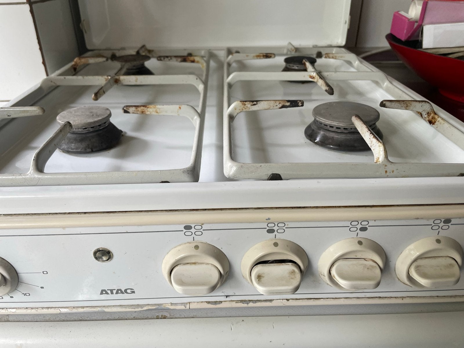ATAG Gasfornuis met 4 kookzones - Gebruikt, Ophalen, Gebruikt, 4 kookzones, Gas