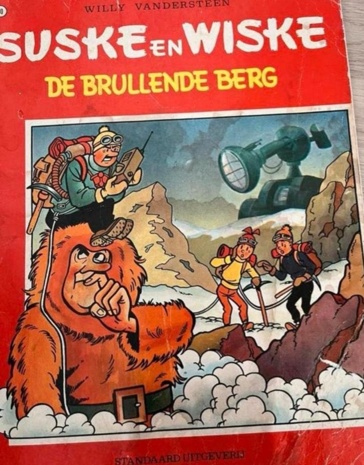 Suske en Wiske 80 - De Brullende Berg - Willy Vandersteen, Boeken, Stripboeken, Eén stripboek, Ophalen of Verzenden, Gelezen