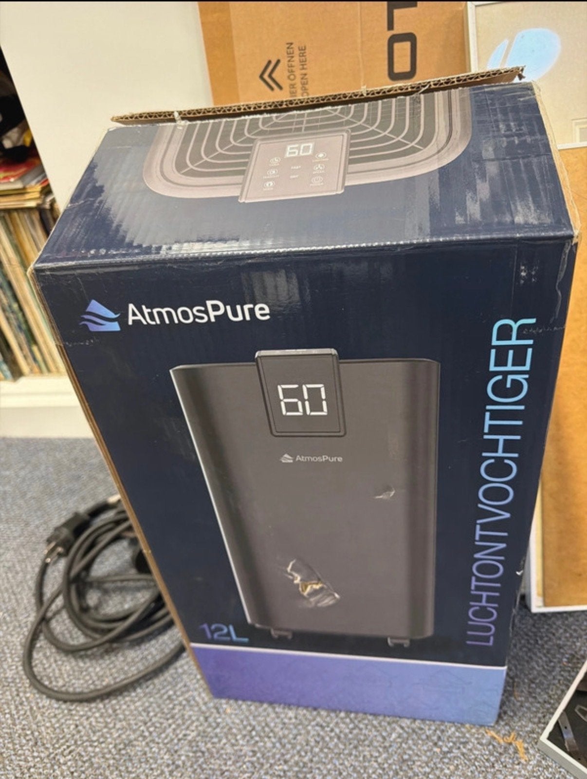 AtmosPure Luchtontvochtiger 12L - Zo goed als nieuw, Ophalen, Zo goed als nieuw, Luchtontvochter