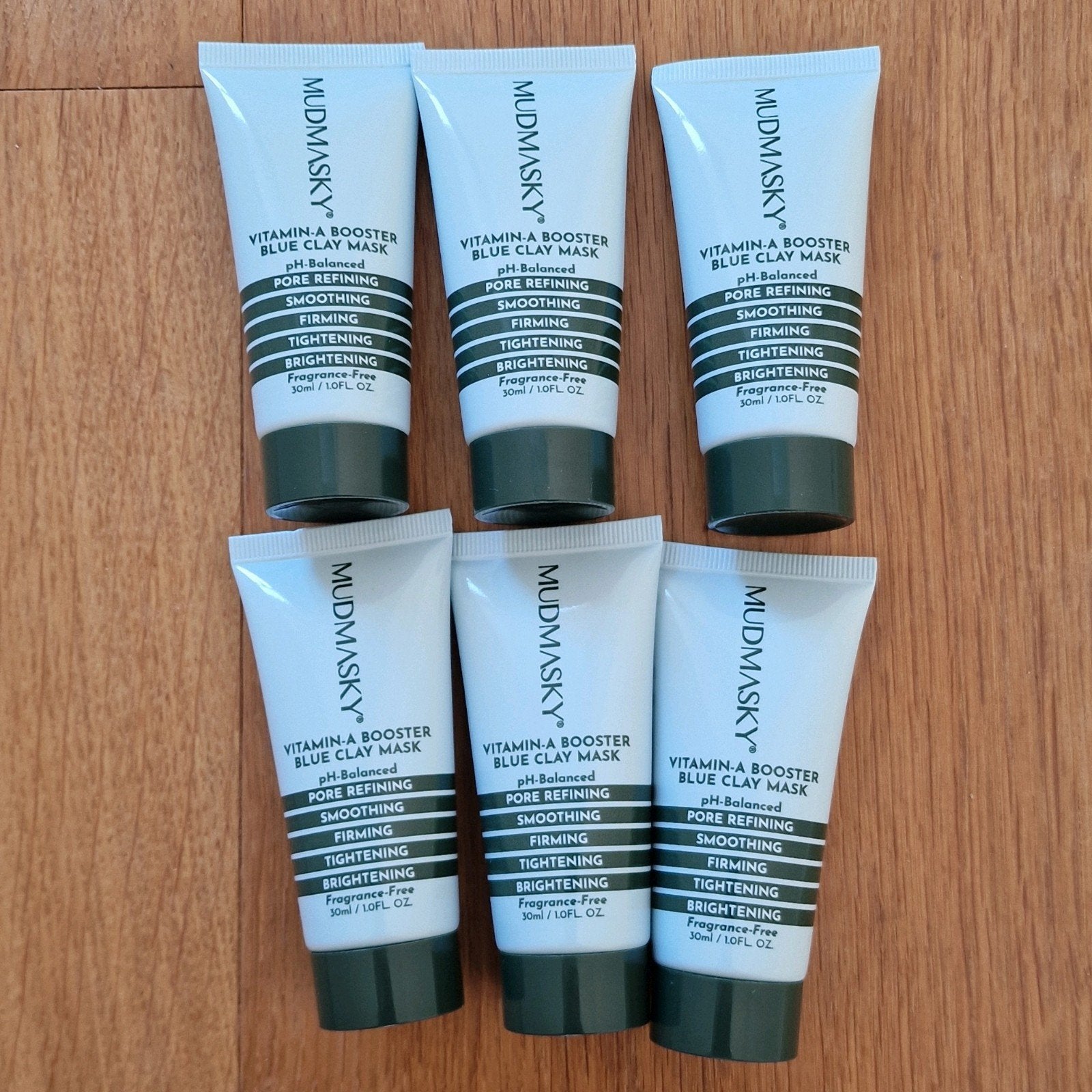 Nieuw! Mudmasky Vitamine A Booster Blue Clay Masker (30ml), Sieraden, Tassen en Uiterlijk, Ophalen of Verzenden, Nieuw, Gehele gezicht