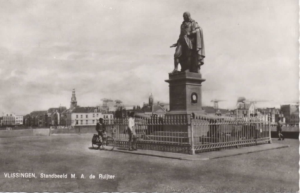 Vlissingen Standbeeld M. A. de Ruyter, Verzenden, 1960 tot 1980, Ongelopen, Zeeland