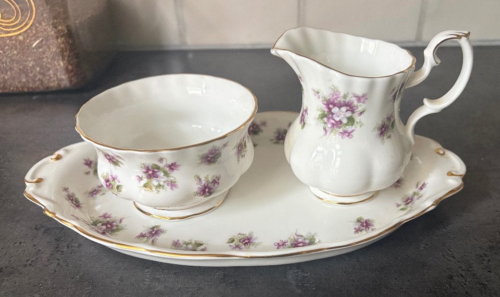 Royal Albert Sweet Violets roomstel, Ophalen of Verzenden