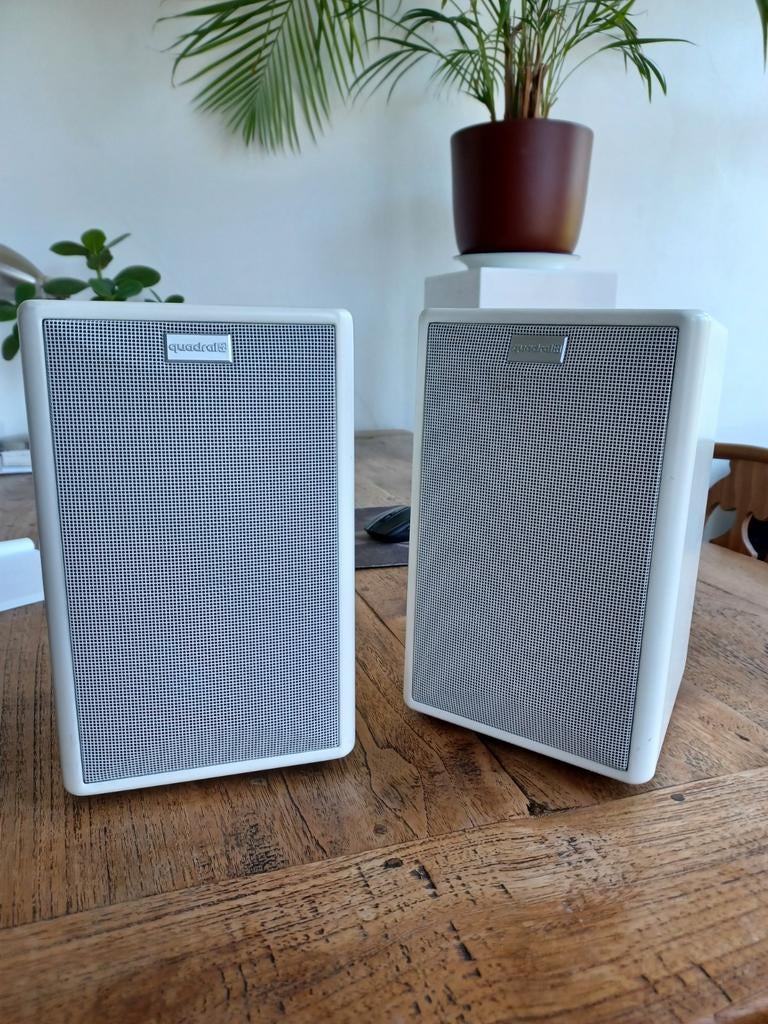 Quadral Maxi 440 Bookshelf Speakers - Wit, Ophalen of Verzenden, Zo goed als nieuw, Overige merken