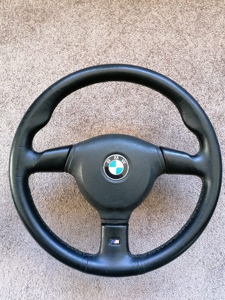 E36 M-Technic lederen sportstuur I 370 mm I Originele staat., Auto-onderdelen, Ophalen, Gebruikt, BMW