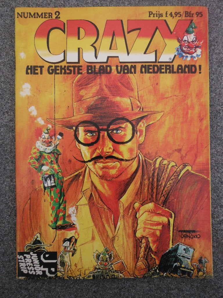 Crazy. Nr 2. Het gekste blad van Nederland., Eén stripboek, Ophalen of Verzenden, Gelezen