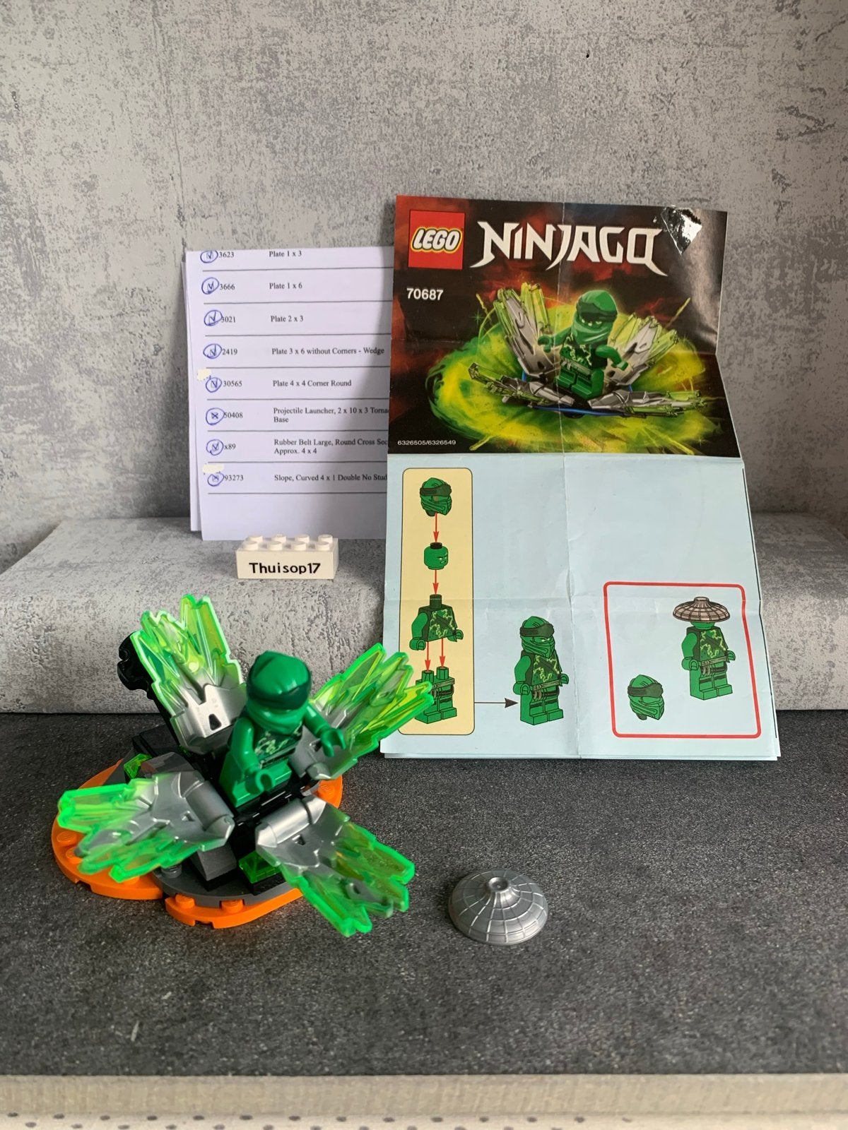 Lego Ninjago 70687 Spinjitzu Burst Lloyd, Lego, Ophalen of Verzenden, Zo goed als nieuw, Compleet