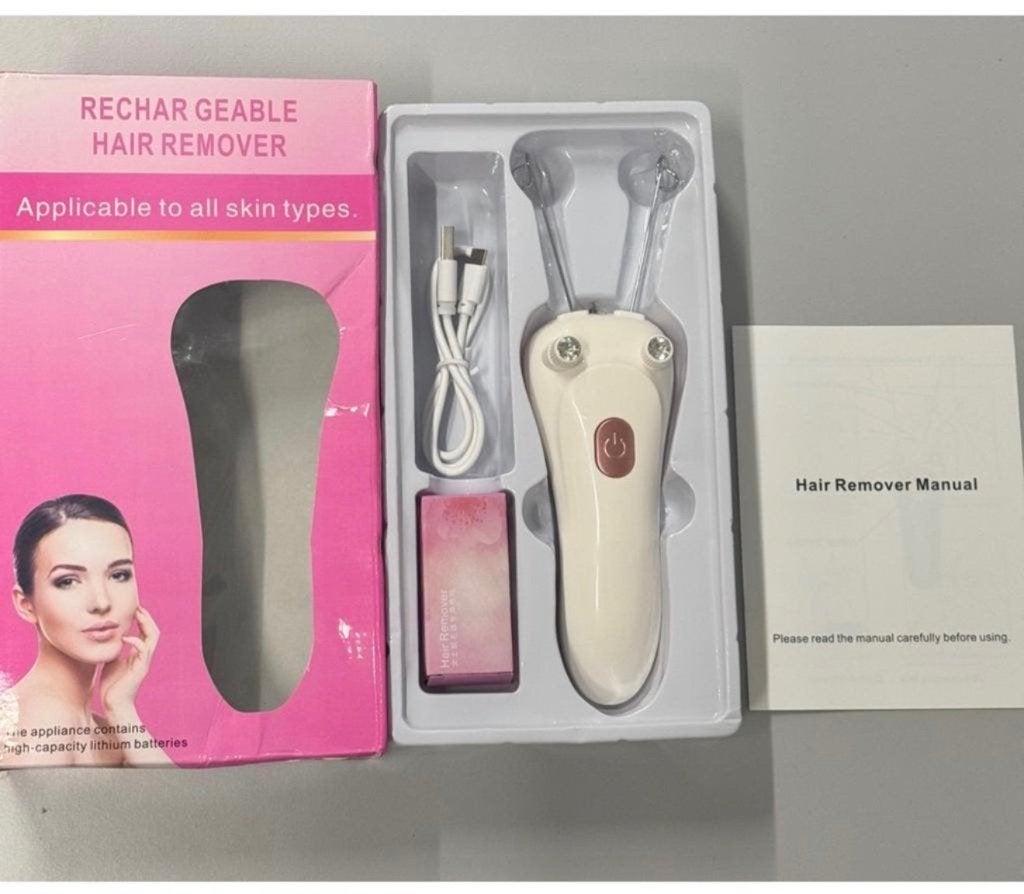 Pijnloos Epilator elektrische haarverwijderaar gezicht benen, Gehele gezicht, Nieuw, Ophalen of Verzenden, H