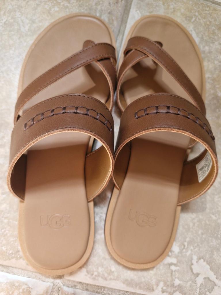 UGGS sandalen slippers leer maat 37, Meisje, Overige typen, Ophalen of Verzenden, Uggs
