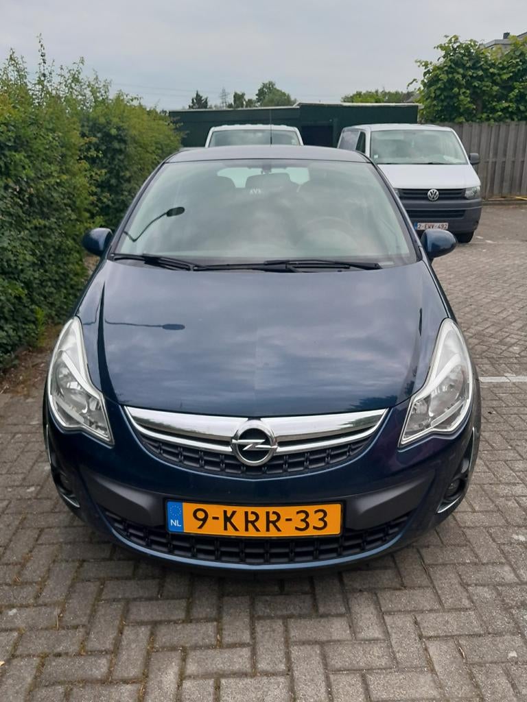 Opel Corsa 1.2 16V 3D 2013 Blauw, Auto's, Opel, Voorwielaandrijving, 450 kg, 40 €/maand, 4 cilinders