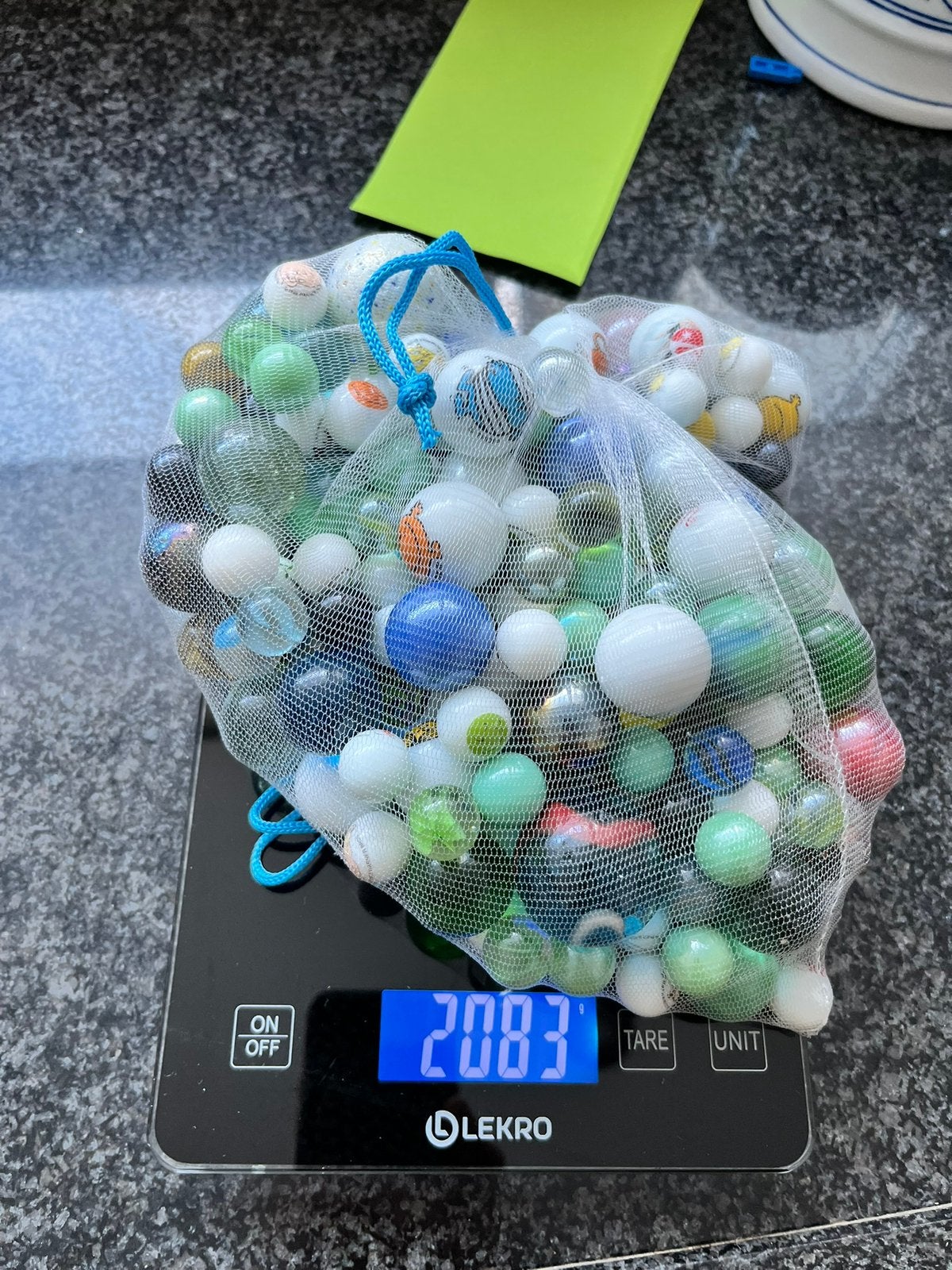 Ruim 2 kilo glazen knikkers, Ophalen of Verzenden, Gebruikt