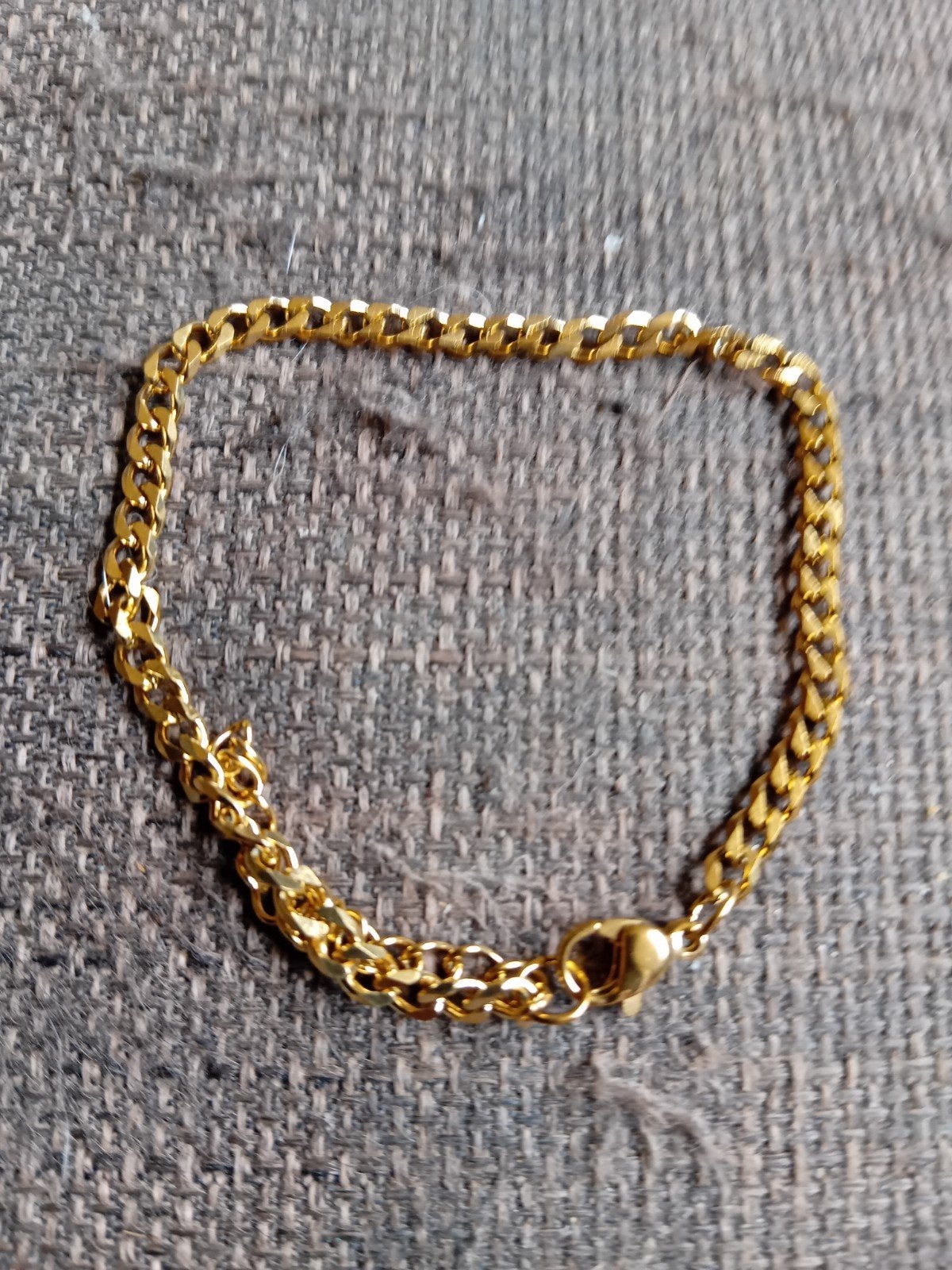 Gouden schakelarmband, Ophalen of Verzenden, Nieuw, Goud, Goud