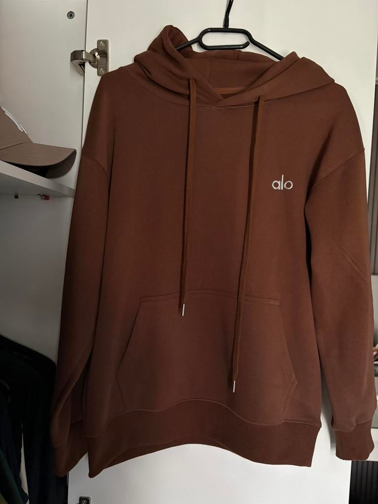 Hoodie dames Alo maat S, Ophalen of Verzenden, Zo goed als nieuw, Maat 46 (S) of kleiner, Bruin