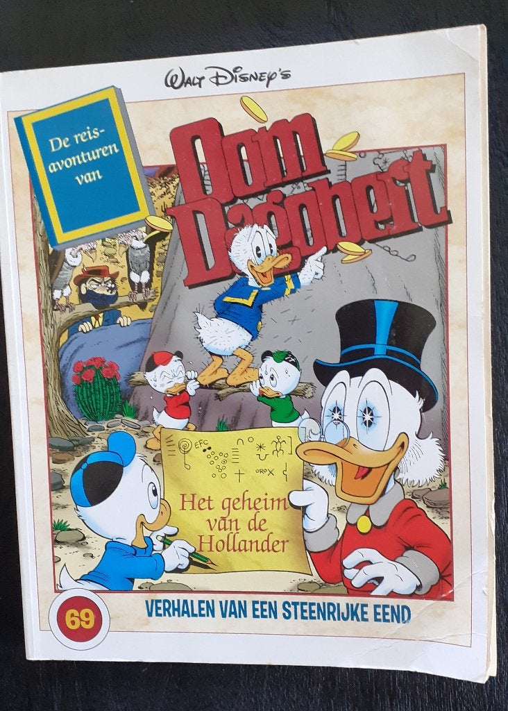 Strip boek Oom Dagobert, Eén stripboek, Ophalen of Verzenden, Gelezen