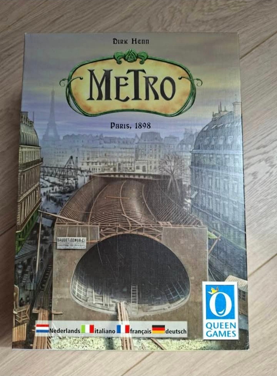 Spel Metro: Paris, 1898 bordspel, zeer goede staat, Ophalen of Verzenden, Gebruikt, Queen Games