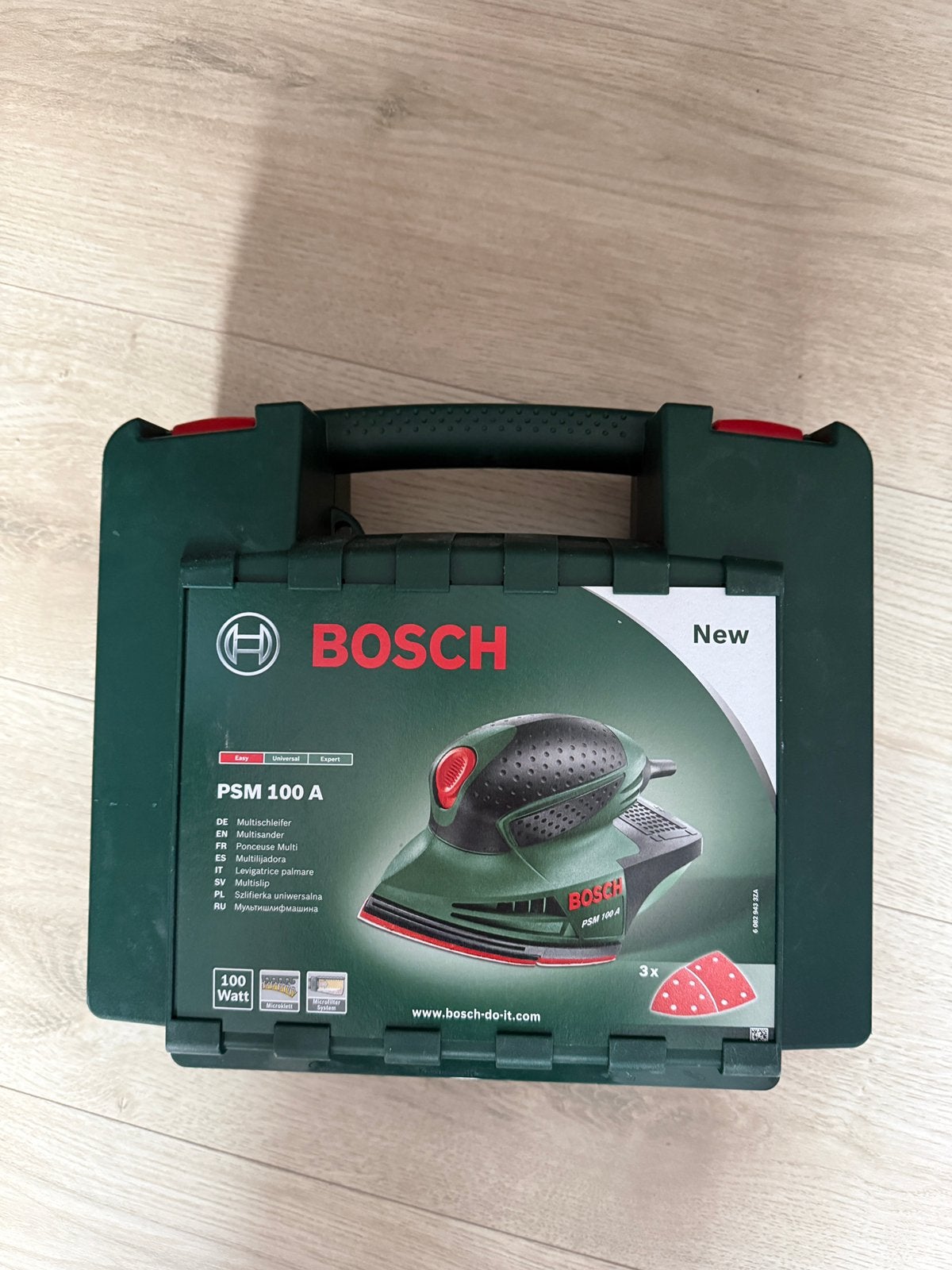 schuurmachin Bosch, Doe-het-zelf en Verbouw, Gereedschap | Schuurmachines, Ophalen of Verzenden, Zo goed als nieuw, Minder dan 600 watt