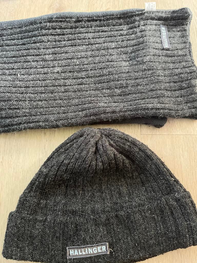 Heren muts en sjaal - Hallinger, Verzenden, Gedragen, Overige maten, Muts