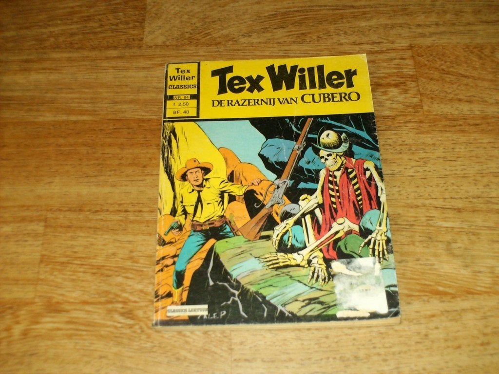 tex willer classics nr84 de razernij van cubero, Boeken, Strips | Comics, Eén comic, Ophalen of Verzenden, Gelezen, Overige gebieden