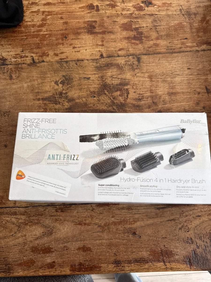 BaByliss Hydro Fusion 4 in 1 Föhnborstel AS774E - 1000W -, -, -, Ophalen of Verzenden, Zo goed als nieuw