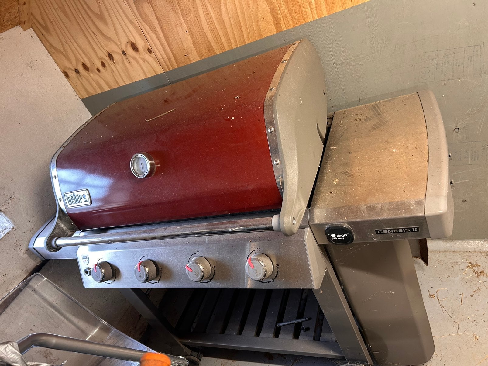 Weber Genesis 2, Ophalen, Gebruikt