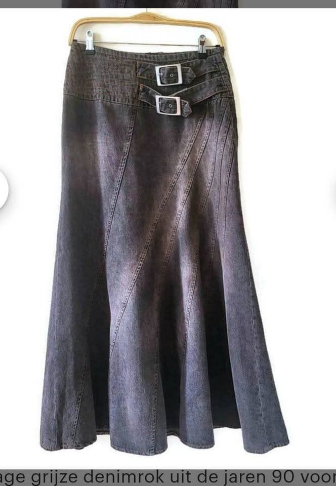 Rok, Jeans, Maxi Lengte, mt 38/40, nieuw, Maat 38/40 (M), Meerkleurig, Nieuw, Ophalen of Verzenden