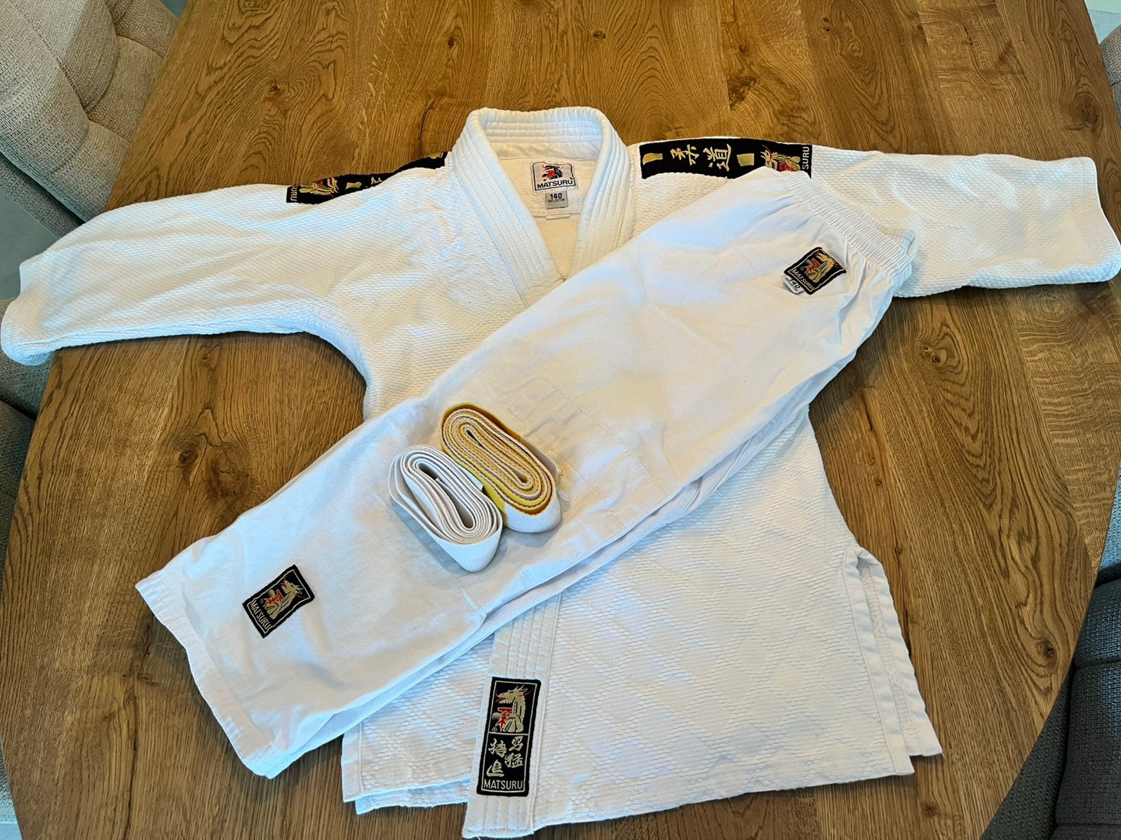 Judopak maat 140, Maat XS of kleiner, Ophalen, Zo goed als nieuw, Judo