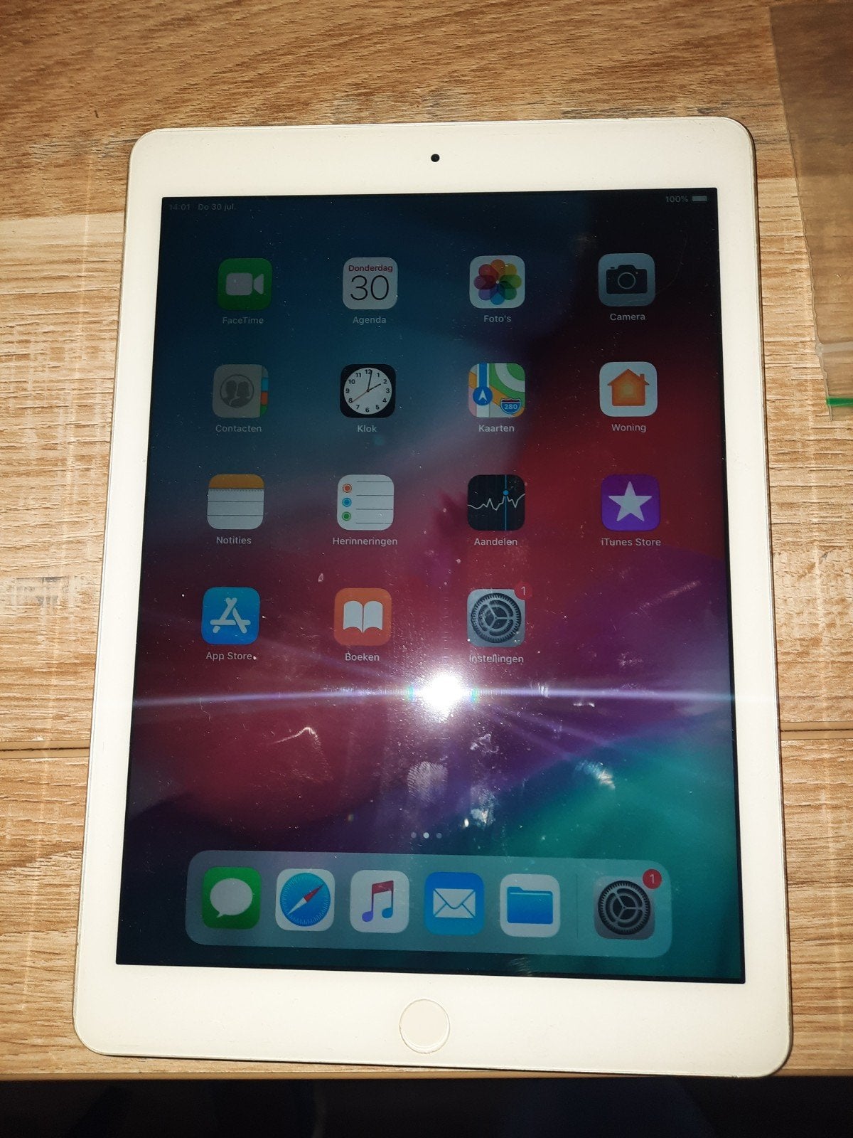 Apple iPad Air 16GB Wi-Fi - Wit/Zilver, Computers en Software, Apple iPads, 10 inch, Gebruikt, Wit, Apple iPad Air