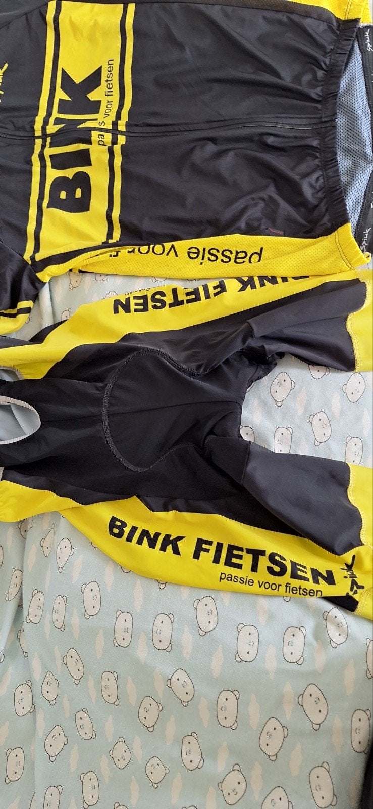 Spiuk Bink Fietsen Wielren tenue (jersey & bib shorts) L, Spiuk, Heren, Ophalen of Verzenden, Zo goed als nieuw