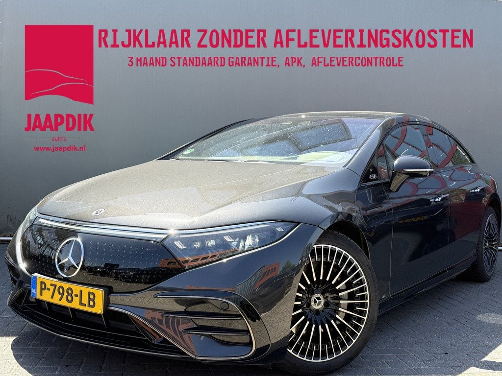 Mercedes-Benz EQS BWJ 2022 580 4MATIC 524 PK AMG Line 108 kW, Auto's, Mercedes-Benz, Automaat, 294 min, 658 pk, Gebruikt