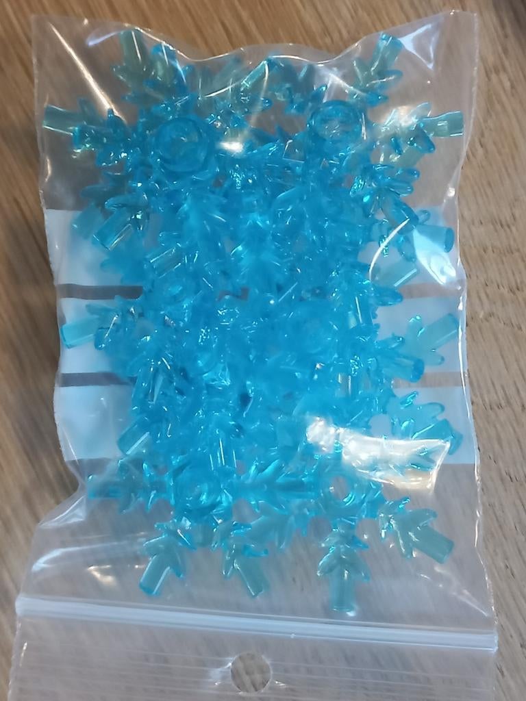 10x LEGO onderdeel 42409 Transparent Light Blue Ice Crystal, Overige thema's, Lego, Ophalen of Verzenden, Zo goed als nieuw