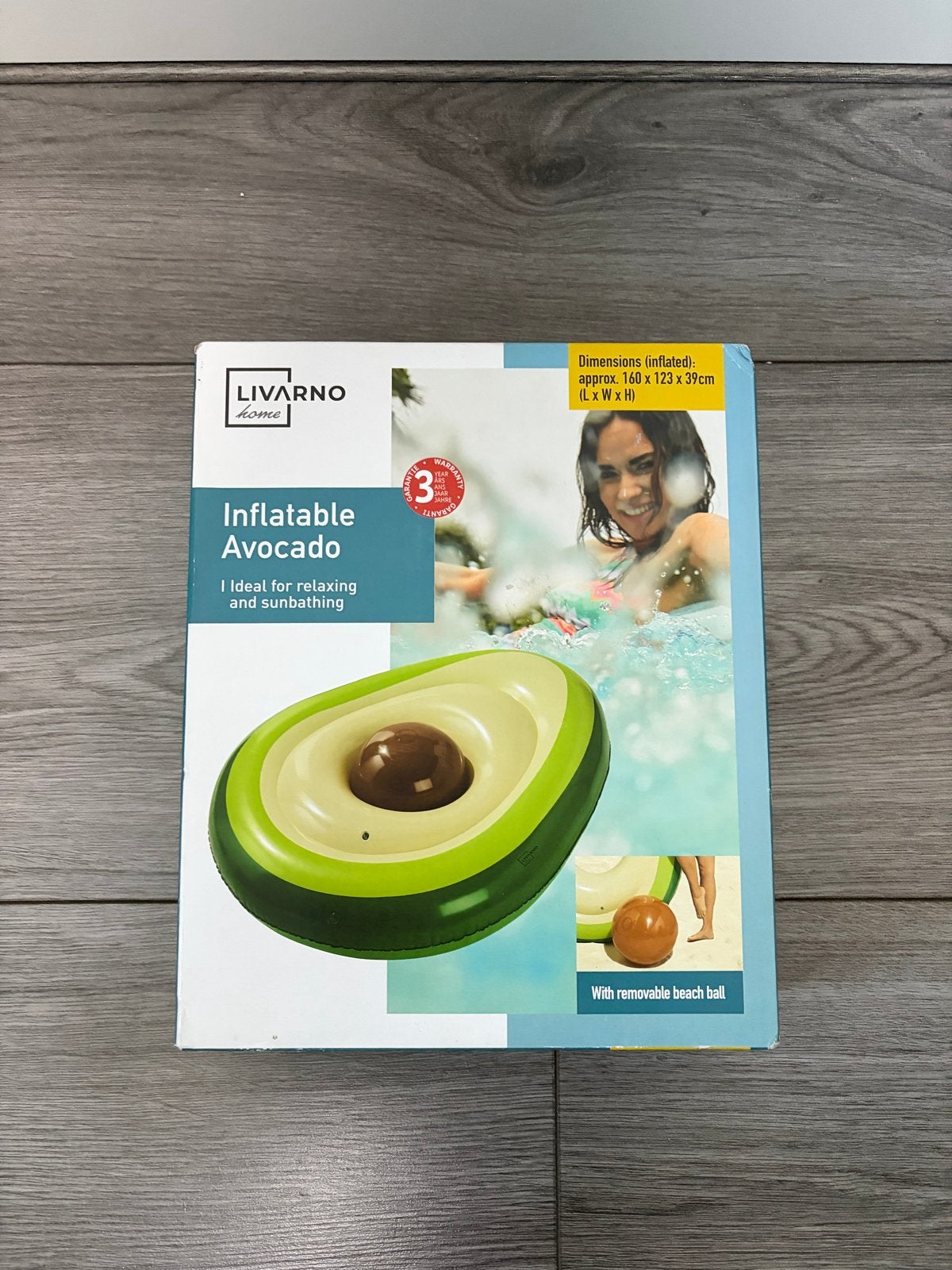 Opblaasbare advocado nieuw met uitneembare bal, Ophalen of Verzenden, Nieuw