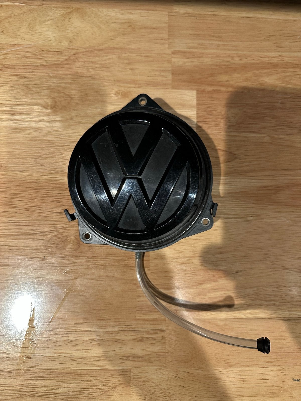 VW Golf 7 Kofferklep Hendel met Zwart Logo, Ophalen of Verzenden, Gebruikt, Volkswagen