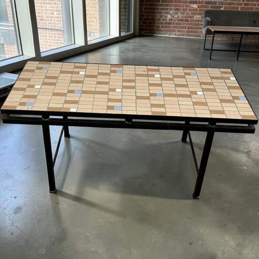 Vintage. keramieken mozaïek bijzettafel/ coffee table, Ophalen, Stoel(en)
