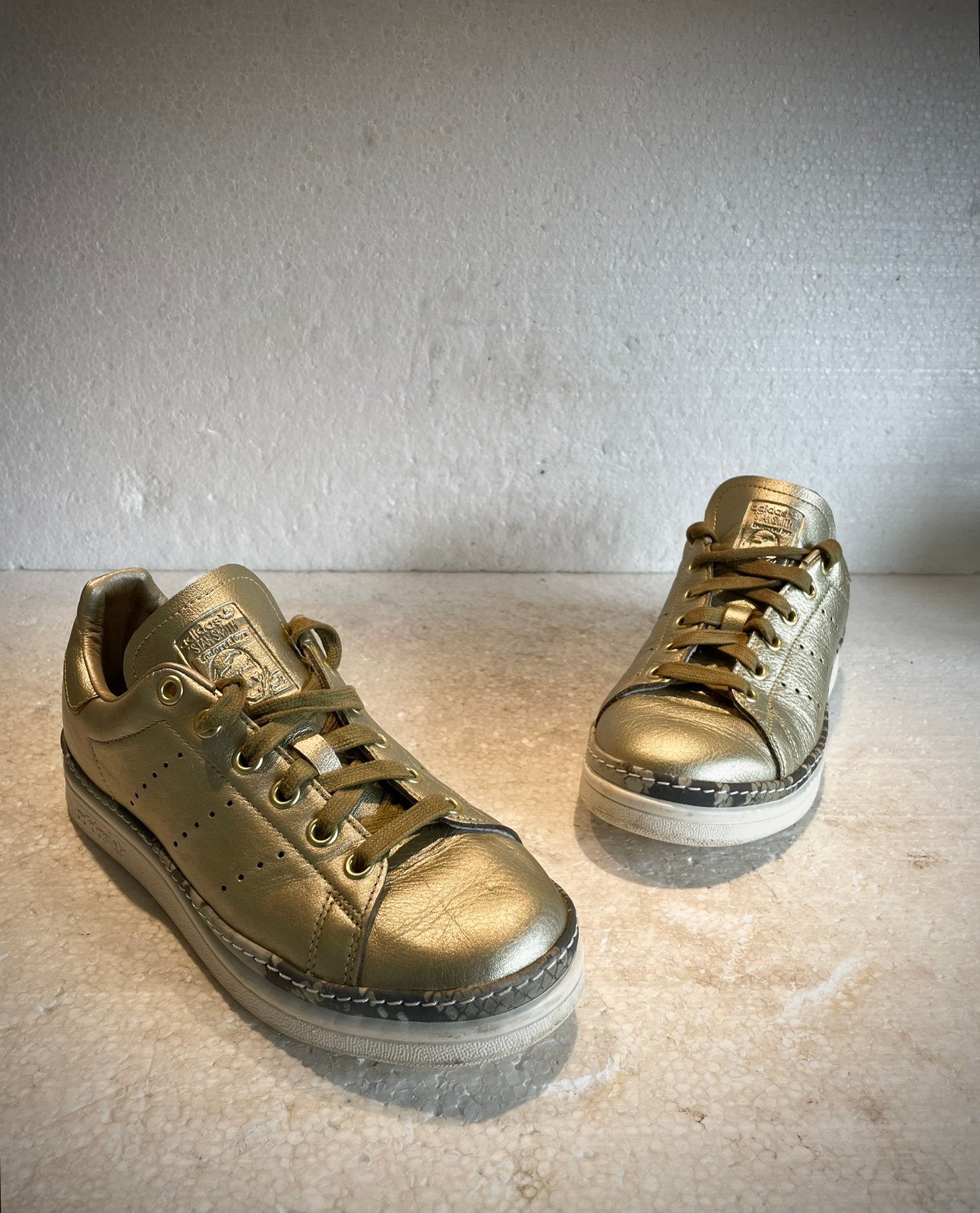 Adidas Stan Smith Gold sneakers schoenen gympen goud 36,5, Ophalen of Verzenden