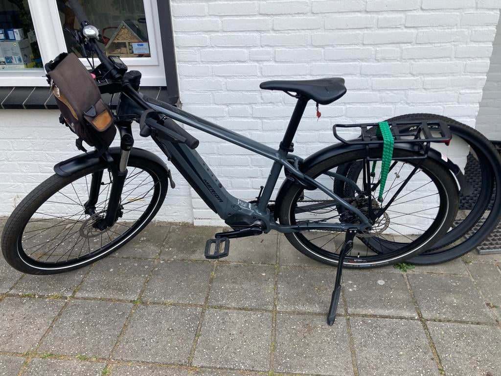 Merida E-big nine 400 e bike mtb, Ophalen, Zo goed als nieuw, Meer dan 20 versnellingen, Overige merken