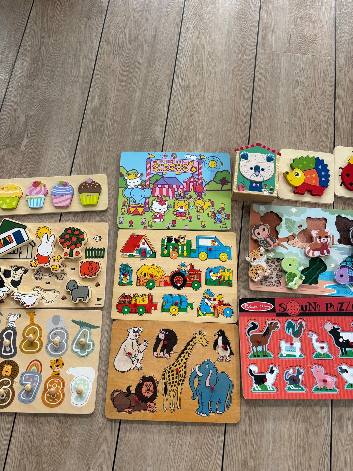 Diverse houten puzzels voor kinderen, 2 tot 4 jaar, Gebruikt, 10 tot 50 stukjes, Ophalen of Verzenden