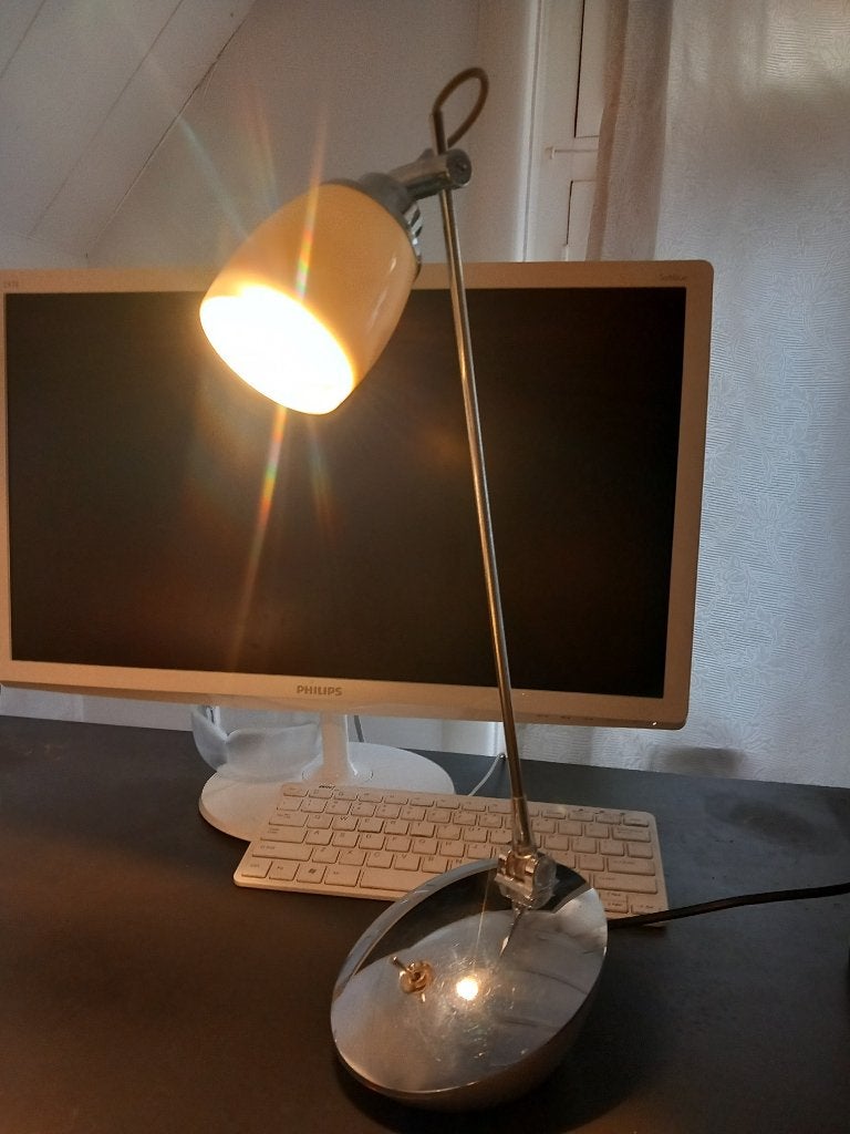 mooi strakke design lamp bureau puzzel leeslampje veel licht, Ophalen of Verzenden, Design