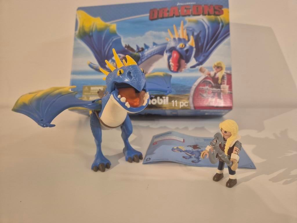 Playmobil Dragons: Draak en Astrid figuur, Ophalen of Verzenden