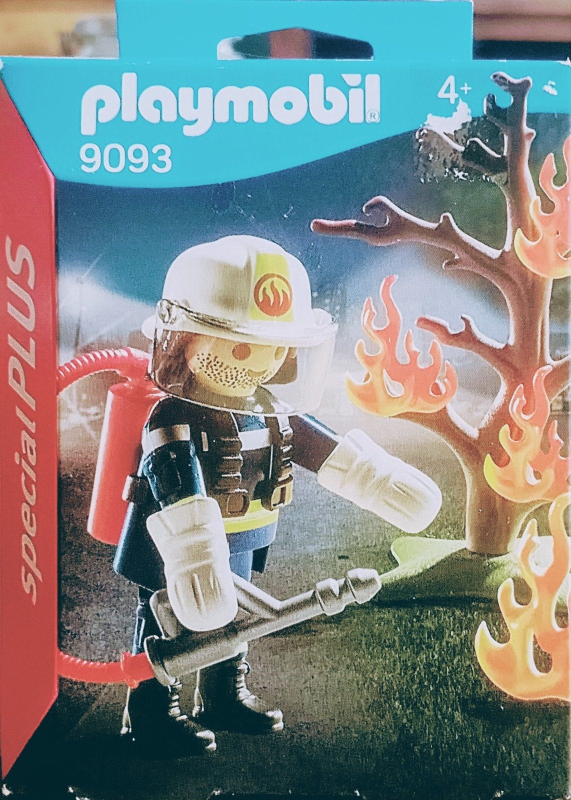 Special Plus Brandweerman Met Brandende Boom 9093, Ophalen of Verzenden, Gebruikt, Complete set