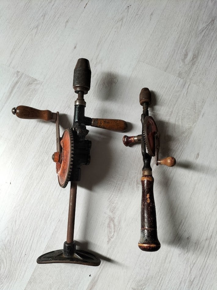 oude hand boor, Ophalen of Verzenden